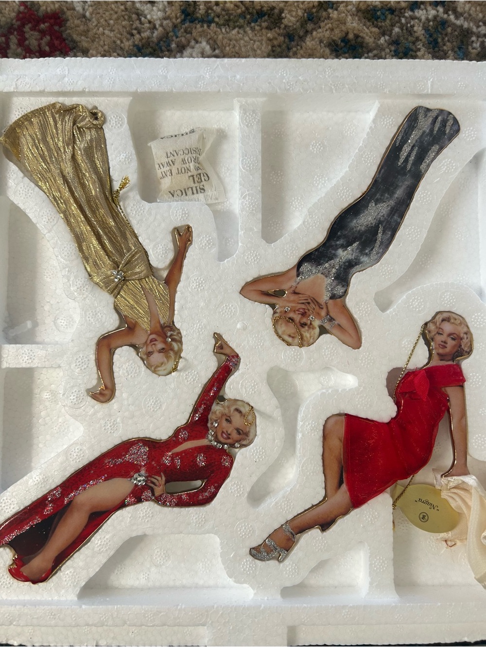 Marilyn Monroe Christmas Ornaments Collectors item